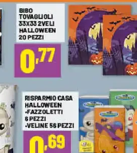 Bibo tovaglioli Halloween