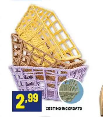 Cestino incordato