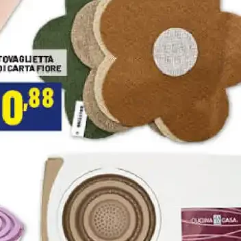 Tovaglietta di carta fiore