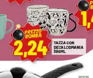 Tazza con decalcomania