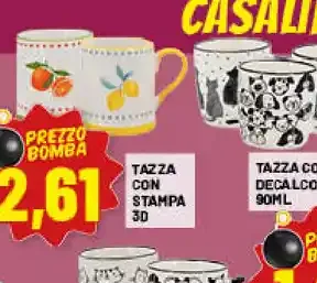 Tazza con stampa