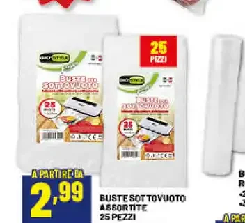 Buste sottovuoto assortite