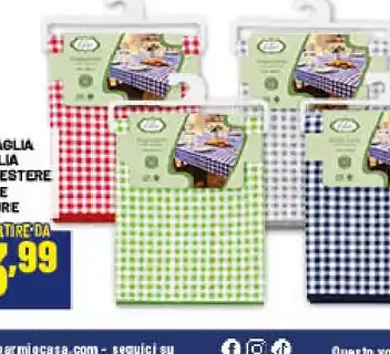 Tovaglia a pezzia pulisserie varie misure