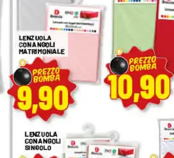 Lenzuola con angoli matrimoniale