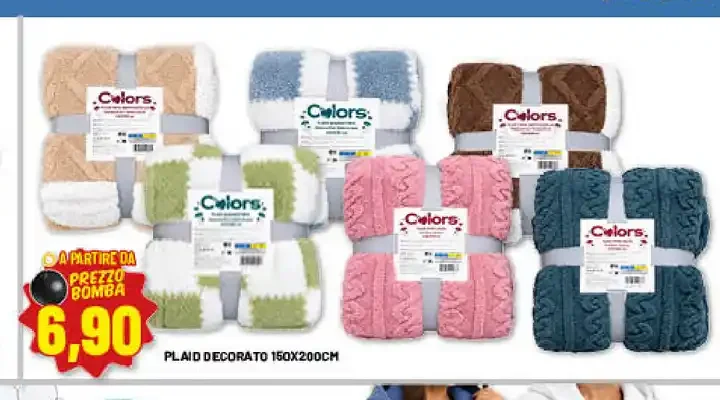 Plaid decorato