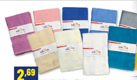 Set asciugamani viso e ospite Colors