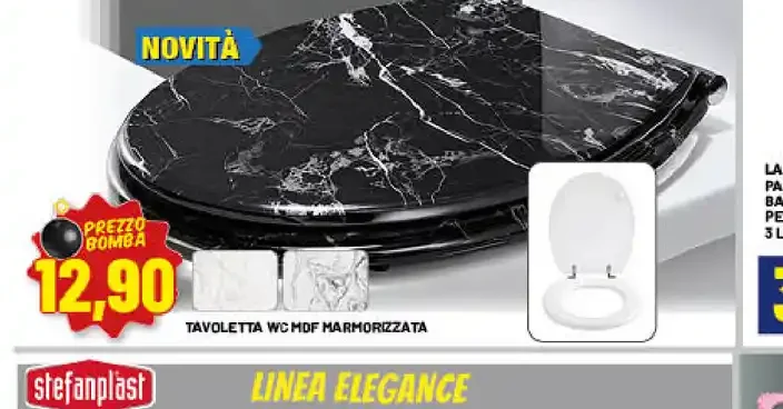Tavoletta WC MDF marmorizzata