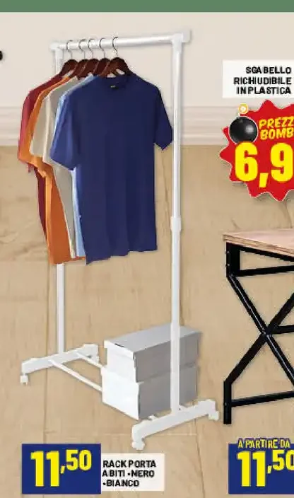 Rack porta abiti