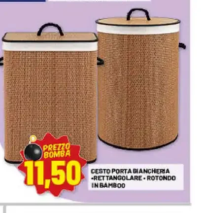 Cesto porta biancheria