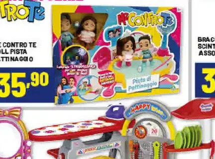 Me Contro Te doll pista pattinaggio