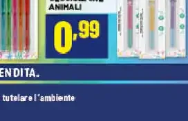 Penna a sfera decorazioni animali