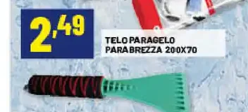 Telo paravento parabrezza 200x70