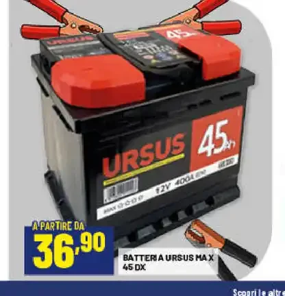 Batteria Ursus Max 45 Ah