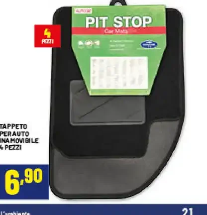 Tappeto per auto in gomma mobile