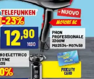 Rasoio elettrico 3 testine