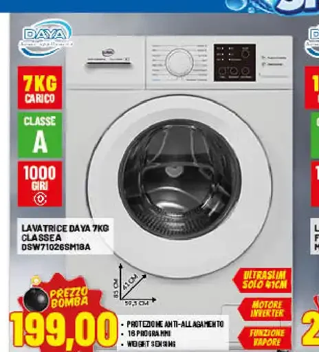 Lavatrice classe A