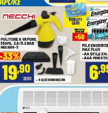 Scopa a vapore con filo