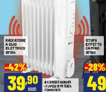 Radiatore a olio elettrico