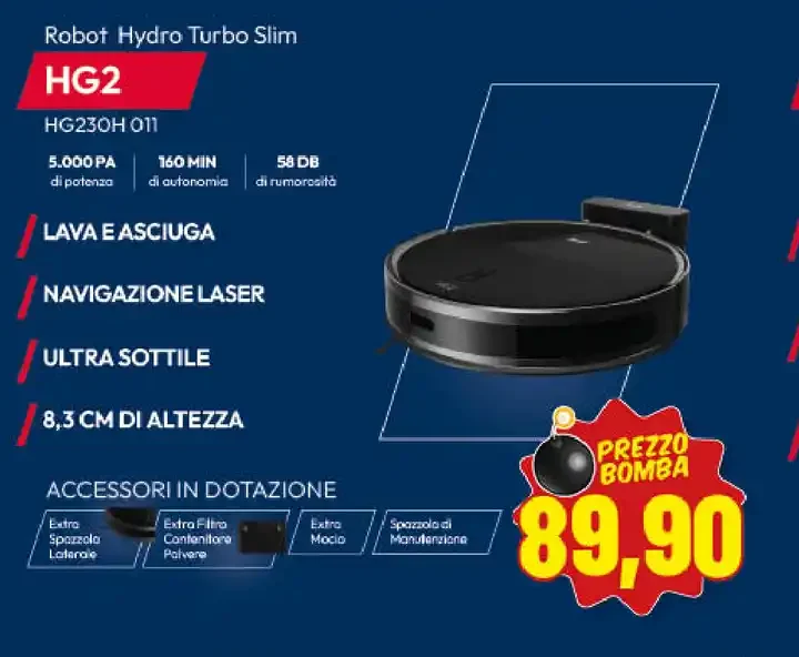Robot aspirapolvere Hoover HG2