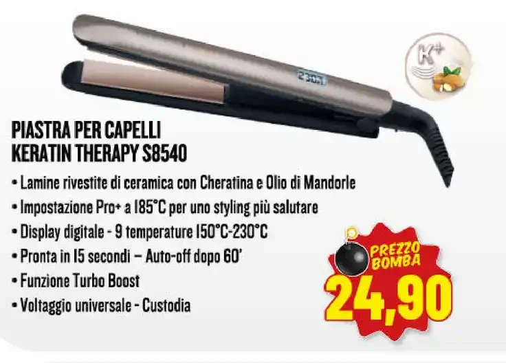 Piastra per capelli Remington S8540