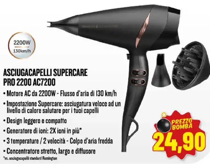 Asciugacapelli Remington AC7200