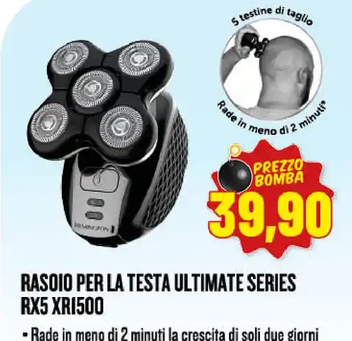 Rasoio per la testa Remington RX5 XR1500
