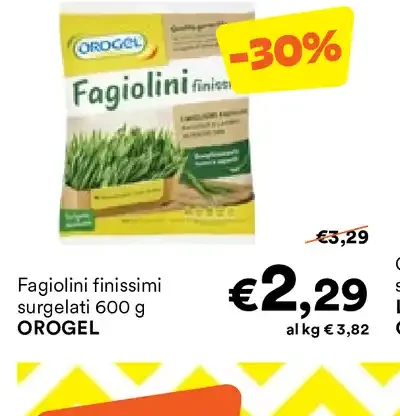 Fagiolini finissimi surgelati