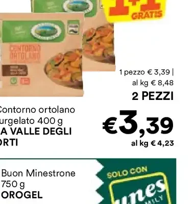 Contorno ortolano surgelato