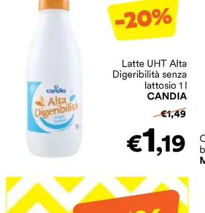 Latte UHT alta digeribilità