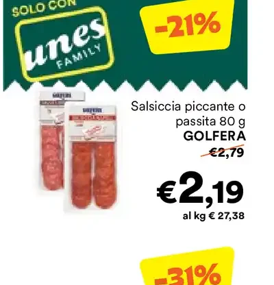 Salsiccia piccante o passita
