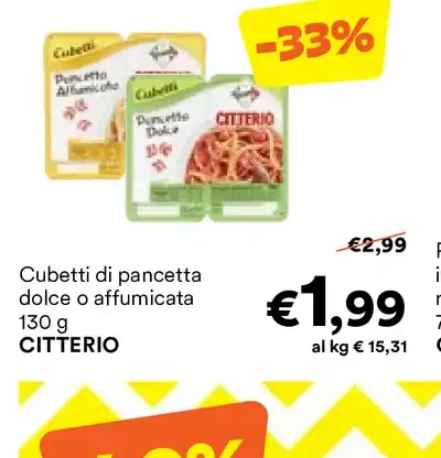 Cubetti di pancetta