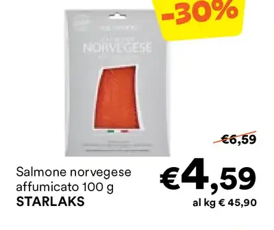 Salmone norvegese affumicato