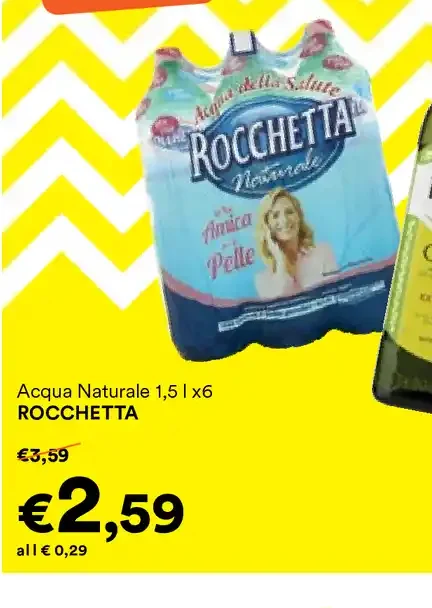 Acqua naturale Rocchetta