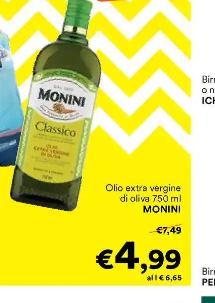 Olio extra vergine di oliva Monini Classico