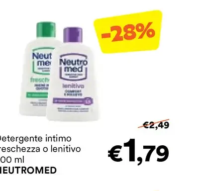 Detergente intimo freschezza o lenitivo