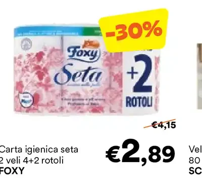 Carta igienica seta 2 veli
