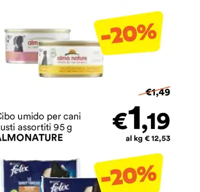 Cibo umido per cani gusti assortiti