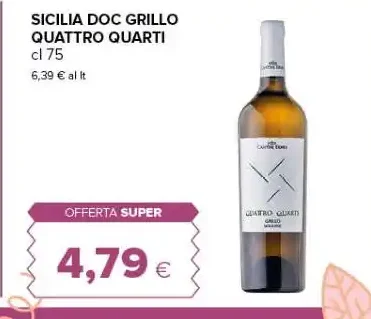 Sicilia DOC Grillo Quattro Quarti