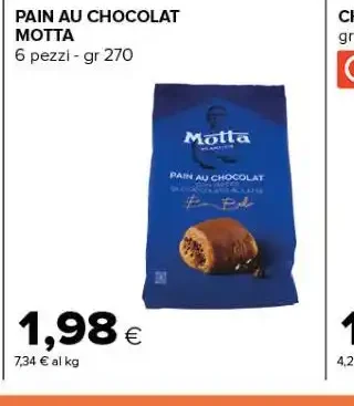 Pain au chocolat Motta