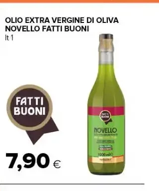 Olio extra vergine di oliva Novello Fatti Buoni