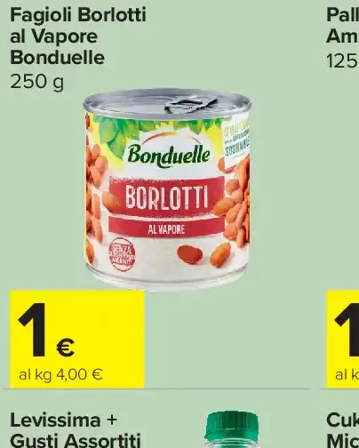 Fagioli Borlotti al Vapore Bonduelle