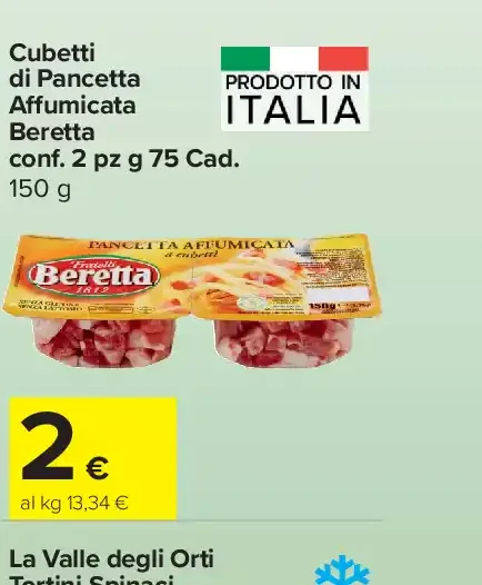 Cubetti di Pancetta Affumicata Beretta