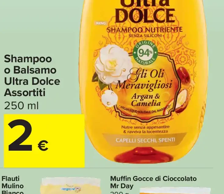 Shampoo o Balsamo Ultra Dolce Assortiti