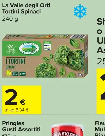 Tortini Spinaci La Valle degli Orti