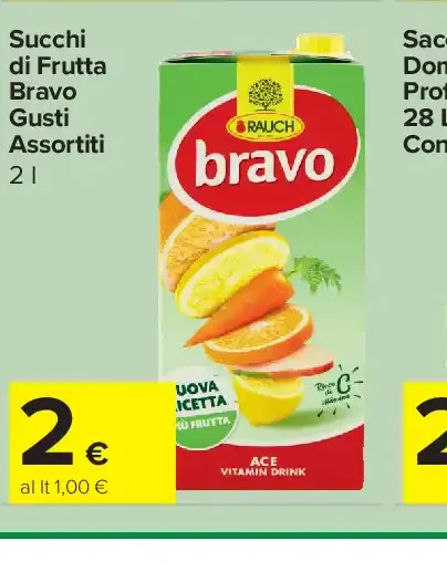 Succhi di Frutta Bravo Gusti Assortiti