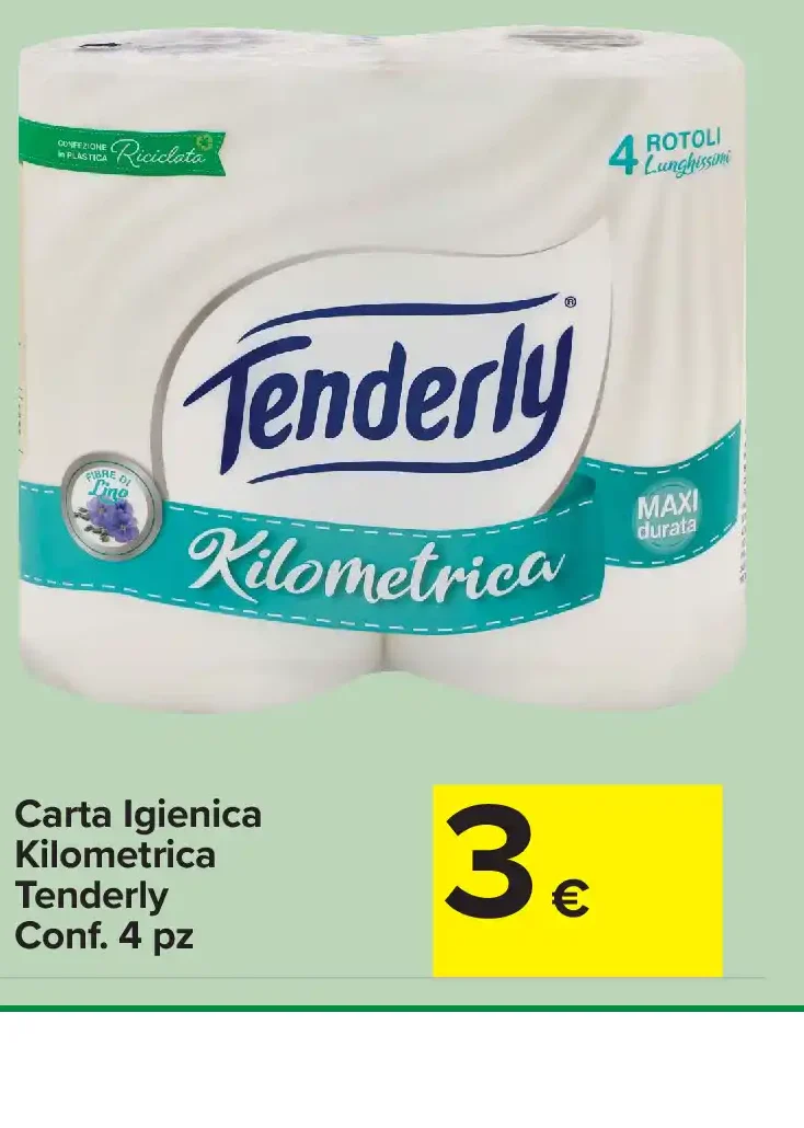 Carta Igienica Kilometrica Tenderly