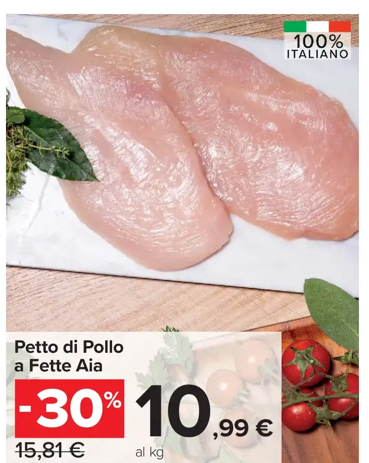Petto di Pollo a Fette Aia