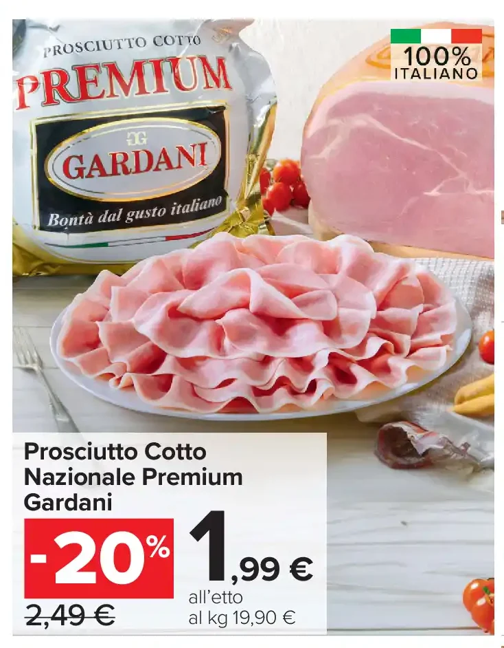 Prosciutto Cotto Nazionale Premium Gardani