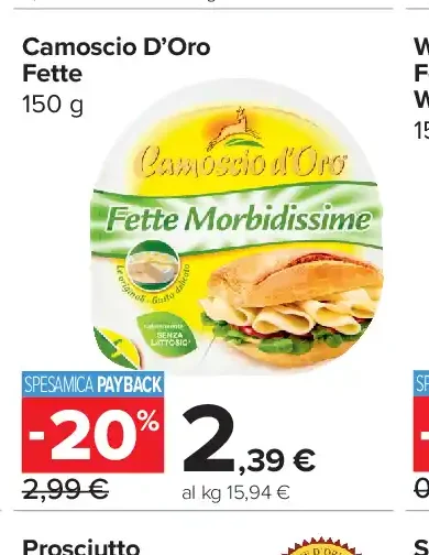 Camoscio d’Oro Fette