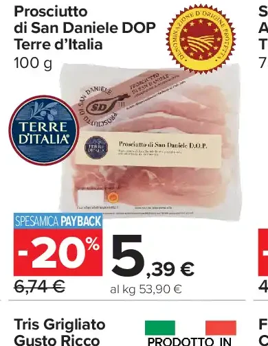 Prosciutto di San Daniele DOP Terre d’Italia